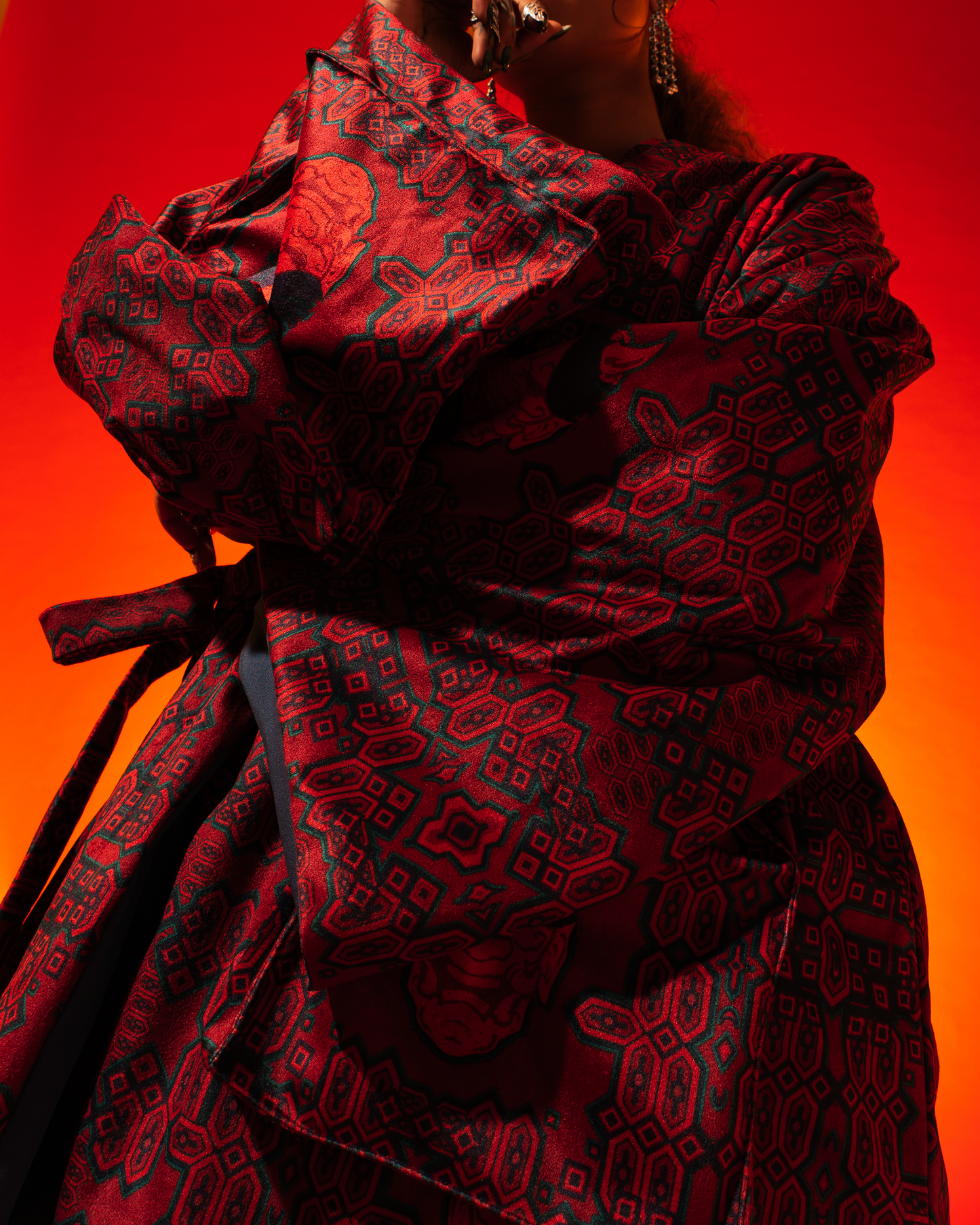 Oni Temple Velvet Jacket