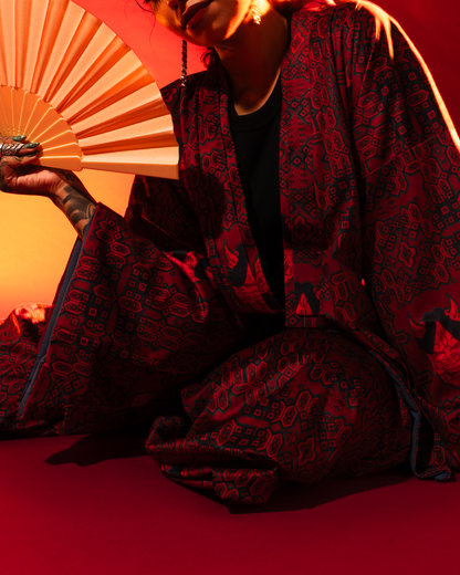 Oni Temple Velvet Jacket